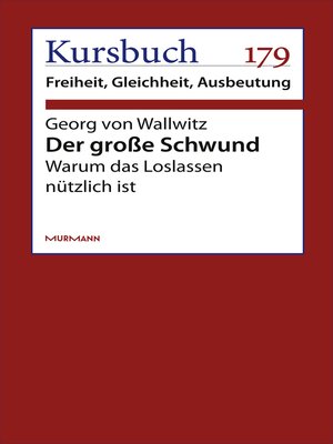 cover image of Der große Schwund
